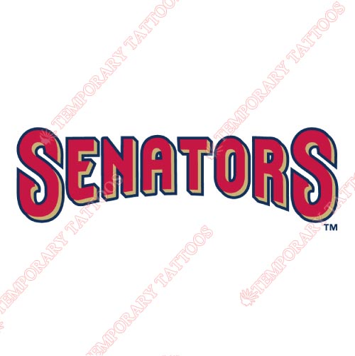 Harrisburg Senators Customize Temporary Tattoos Stickers NO.7844